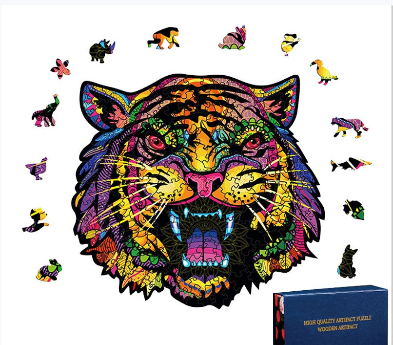 Educational Halloween Christmas Owl Alien Wooden Jigsaw Puzzle