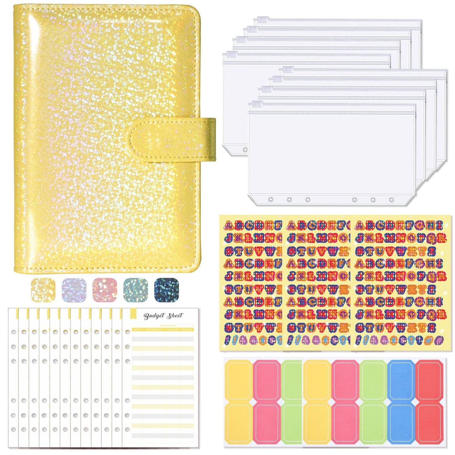 Creative Journal A6 Clip Notebook Journal Book Stationery Pages