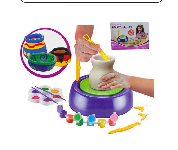 Beginners Pottery Wheel Kit Craft For Kids DIY