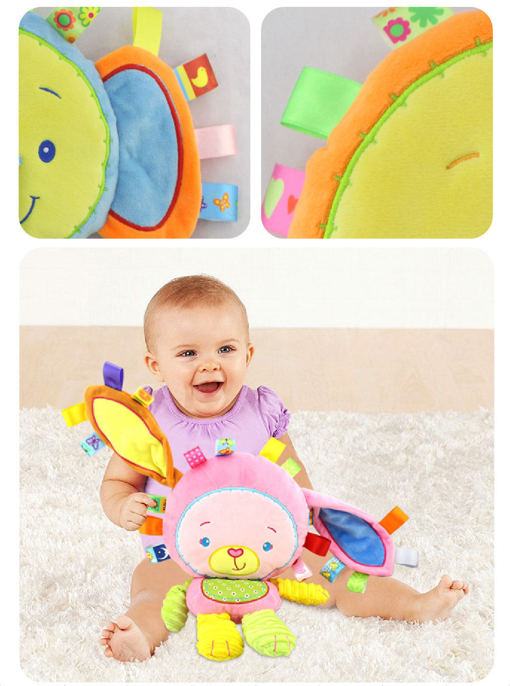 Cuddly Plush Toy Baby's Playmates