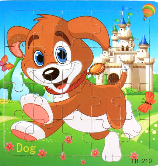 Educational Wooden jigsaw puzzle toy