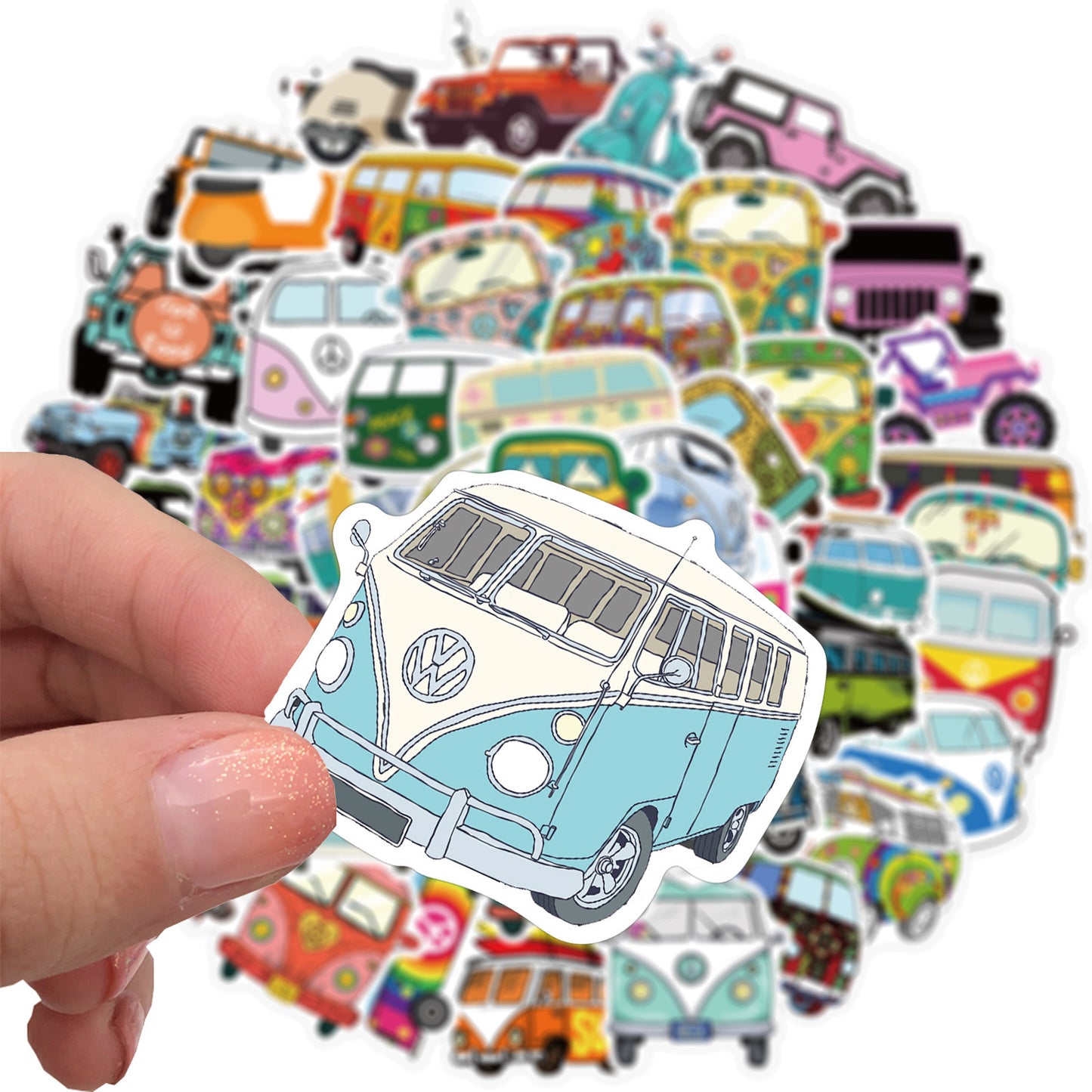 Hip-Hop Style Outdoor Bus Bike Graffiti Stickers Decor Stationery