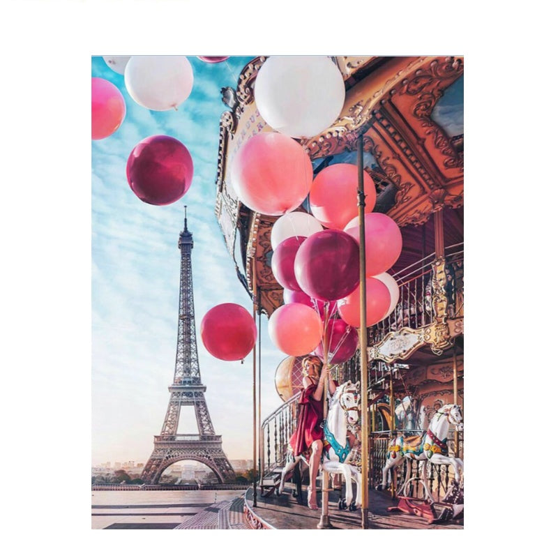 Hand-painted Girl's Digital Charts Stationery Displays