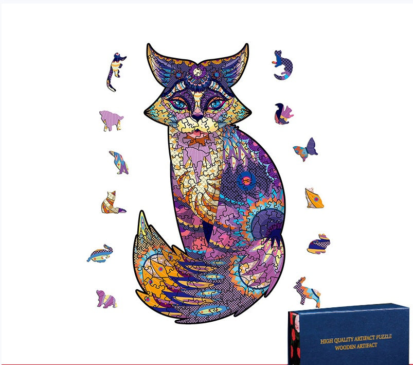 Educational Halloween Christmas Owl Alien Wooden Jigsaw Puzzle