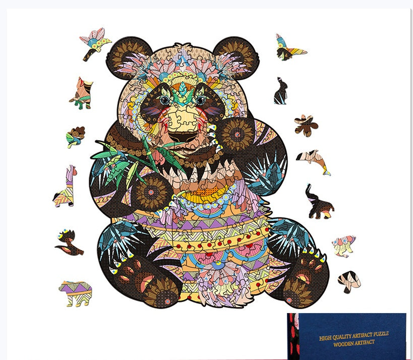 Educational Halloween Christmas Owl Alien Wooden Jigsaw Puzzle