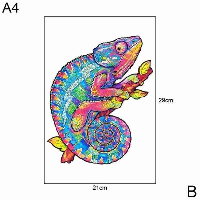 Educational Puzzle Fox Wooden Jigsaw