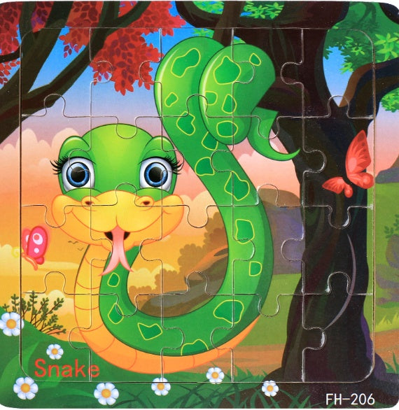 Educational Wooden jigsaw puzzle toy