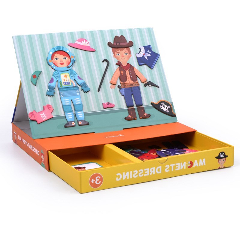 Educational cartoon paper jigsaw puzzle