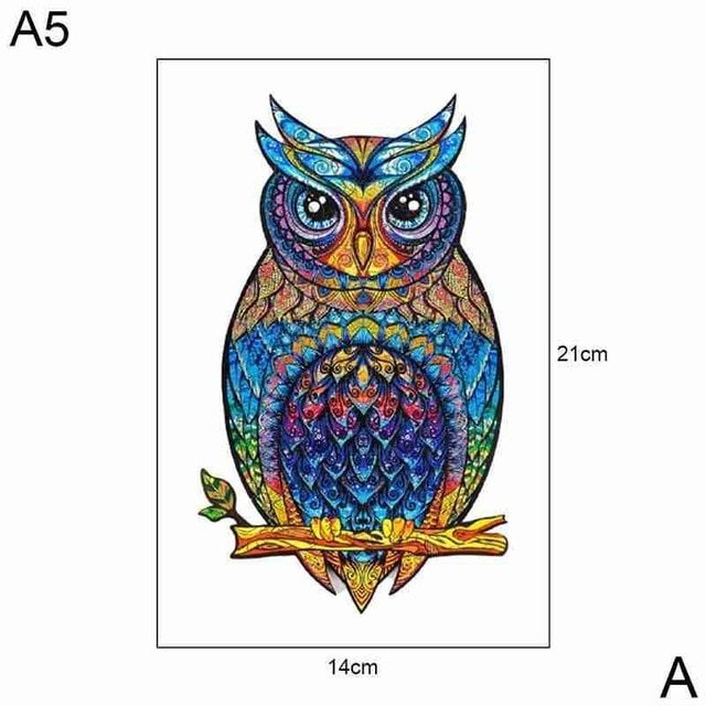 Educational Puzzle Fox Wooden Jigsaw