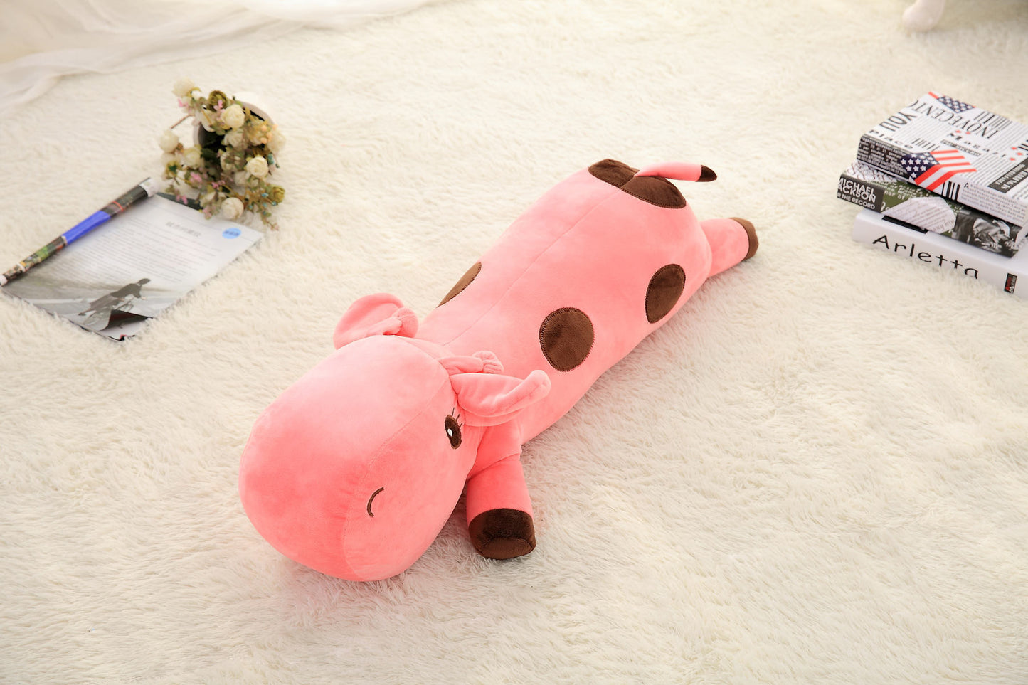 Giraffe plush toy Playmates