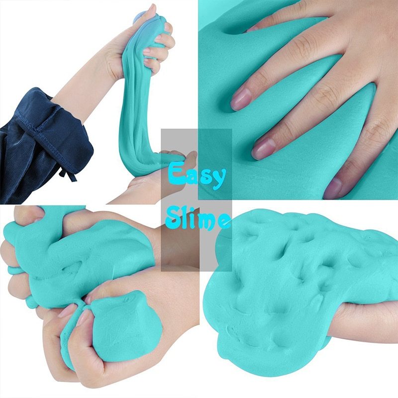 Fluffy Foam Slime Clay Fun Sensory Play