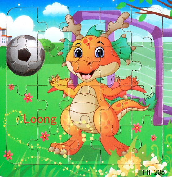 Educational Wooden jigsaw puzzle toy