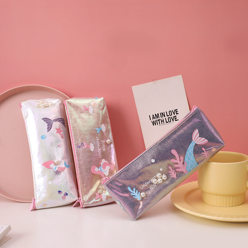 New Popular Japanese Student Large Capacity Pencil Case Stationery in order