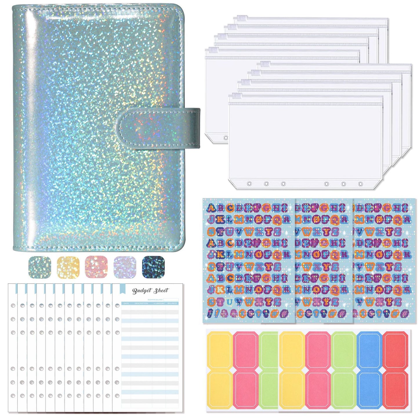 Creative Journal A6 Clip Notebook Journal Book Stationery Pages