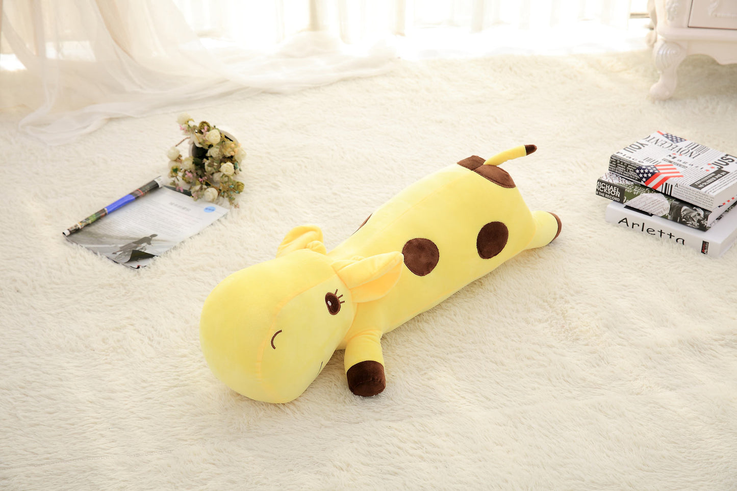Giraffe plush toy Playmates