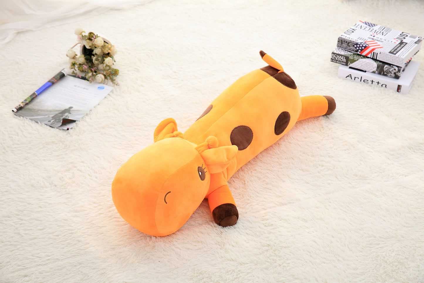 Giraffe plush toy Playmates