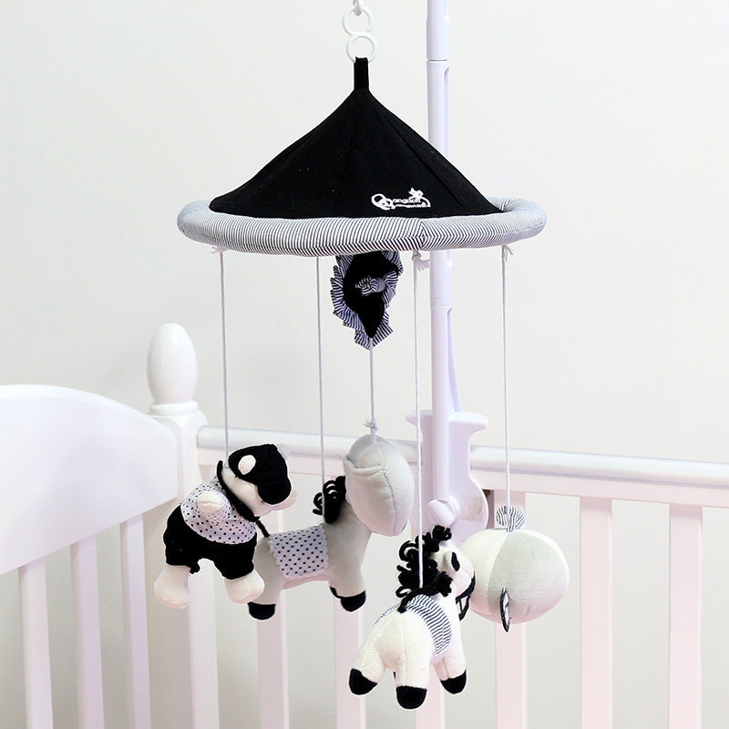 Baby bed plush rotating rattle toy Playmates