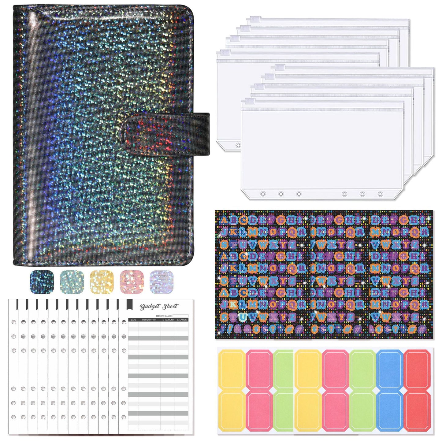Creative Journal A6 Clip Notebook Journal Book Stationery Pages
