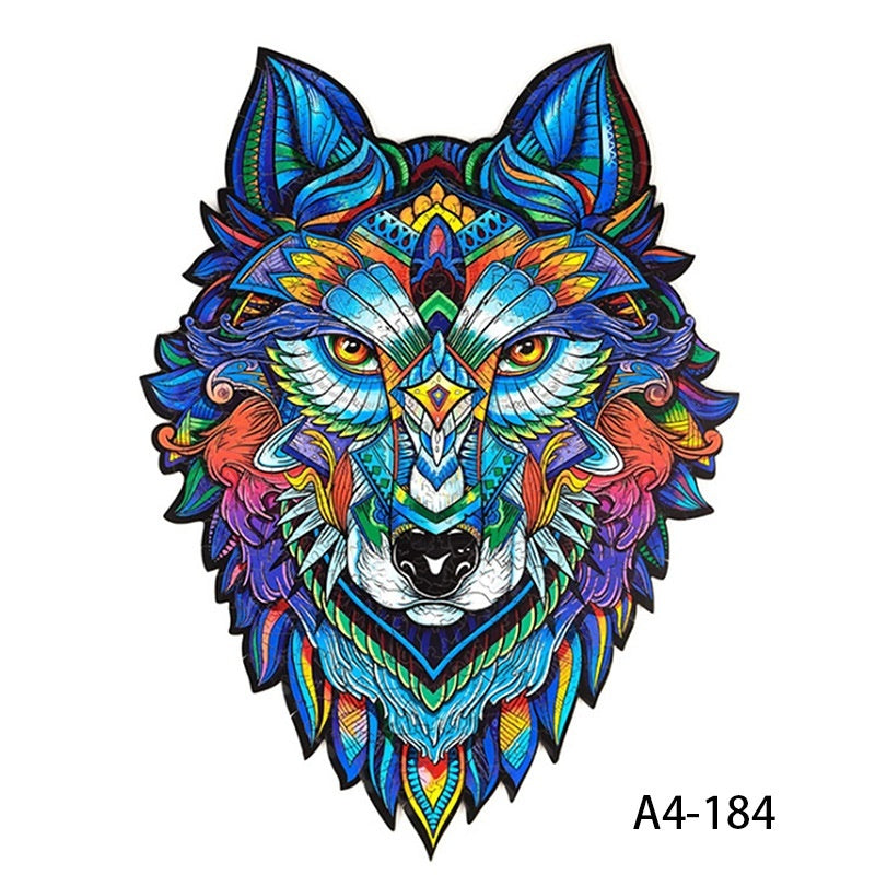 Educational Puzzle Fox Wooden Jigsaw