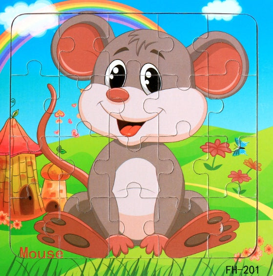 Educational Wooden jigsaw puzzle toy