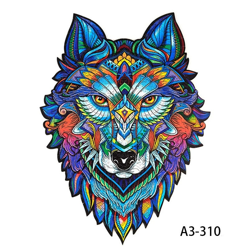 Educational Puzzle Fox Wooden Jigsaw