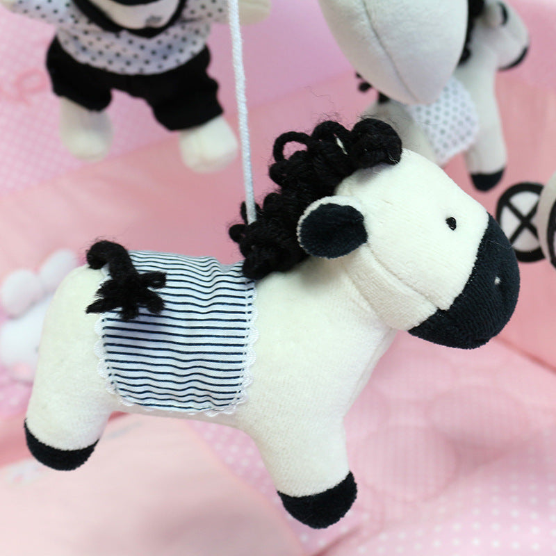Baby bed plush rotating rattle toy Playmates