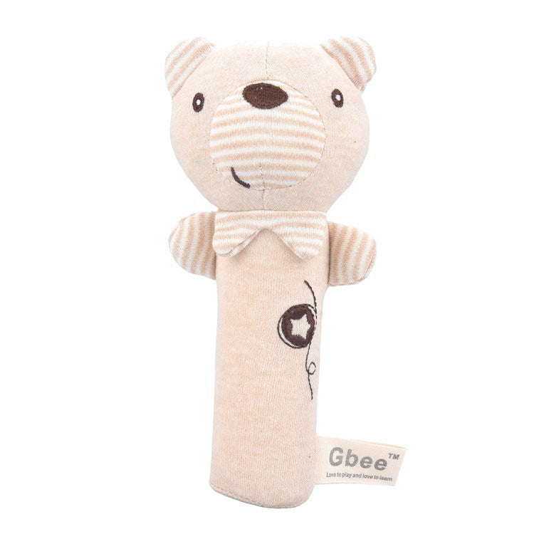 Baby Rattle Plush Early Education Animal Toy Playmate