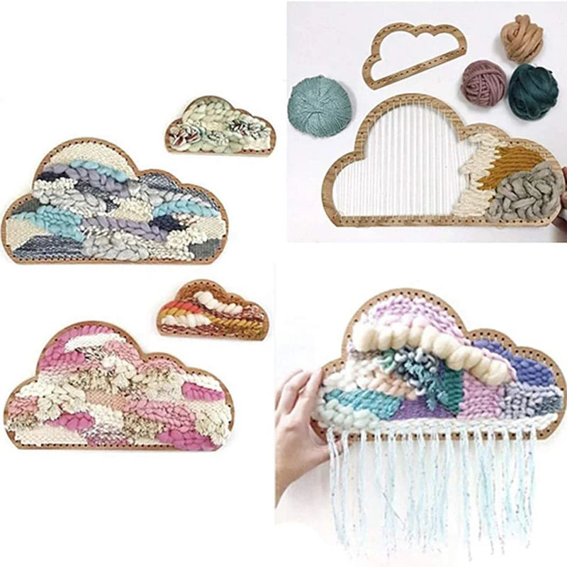 3Pcs/Set Wooden Knitting Loom Craft Magic Threads