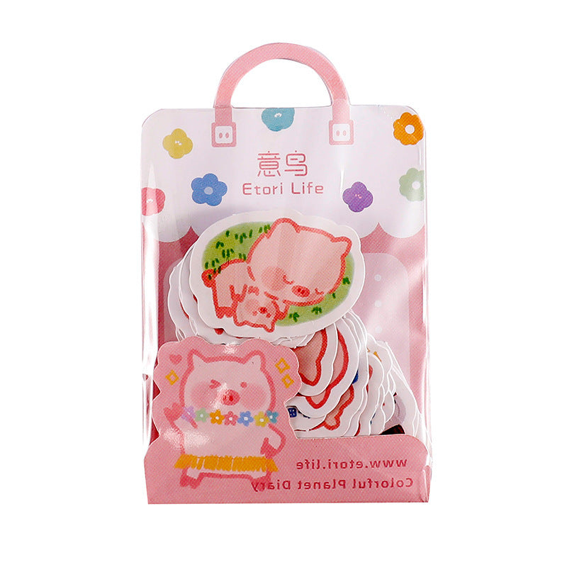 Cute Handbook Stickers Photo Album Diary Decoration Stationery