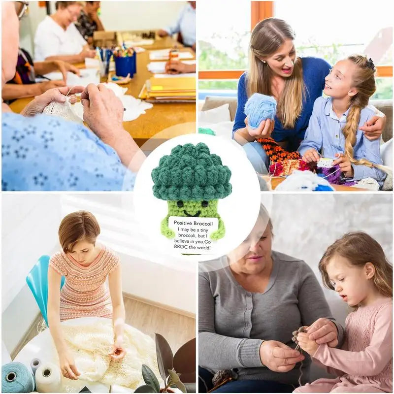 Handmade Craft Crochet Broccoli Threads for Kids