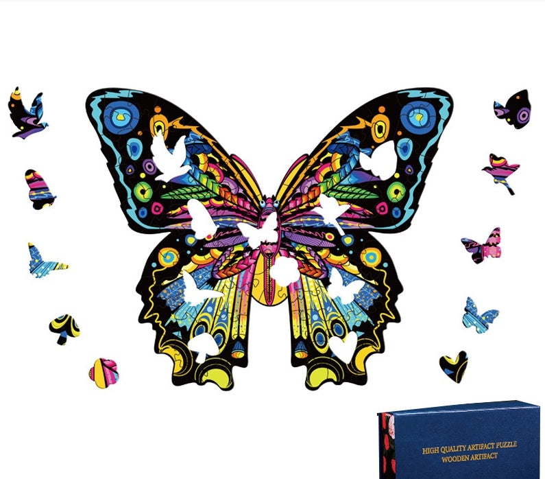 Educational Halloween Christmas Owl Alien Wooden Jigsaw Puzzle