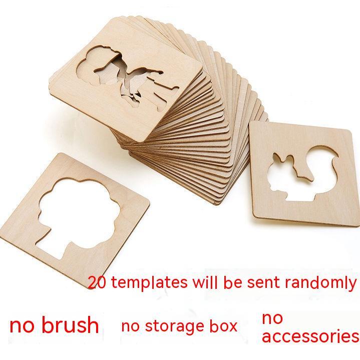 Children's Painting Template Drawing Tools Set Little Artist Craft
