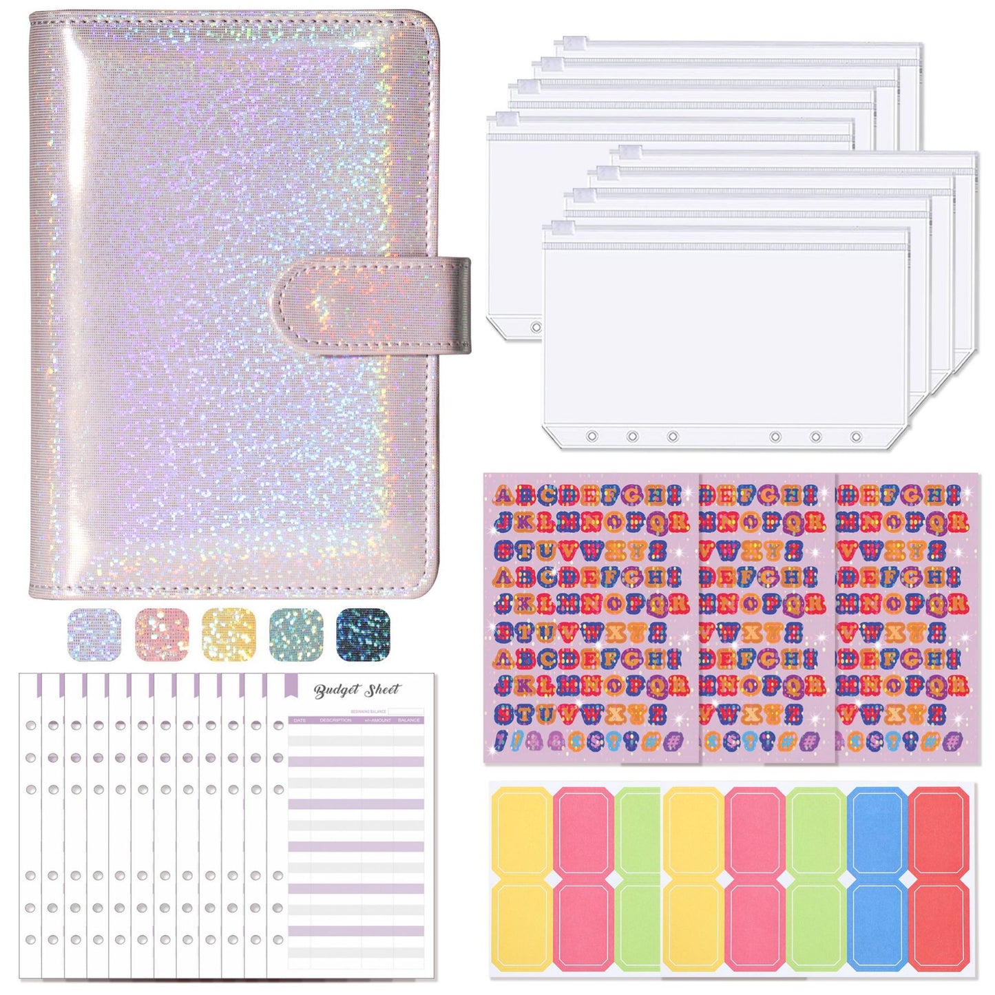 Creative Journal A6 Clip Notebook Journal Book Stationery Pages