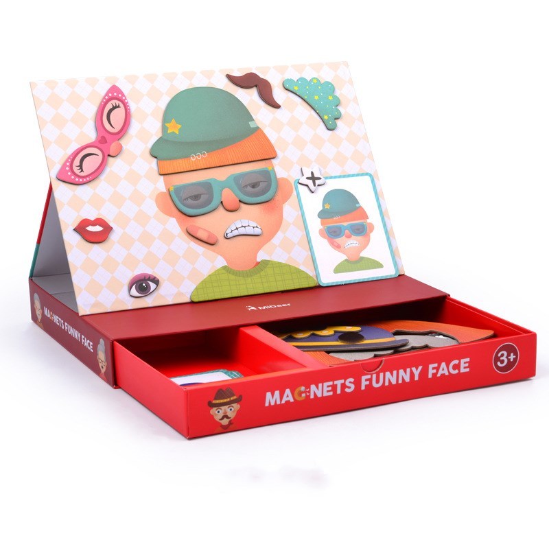 Educational cartoon paper jigsaw puzzle