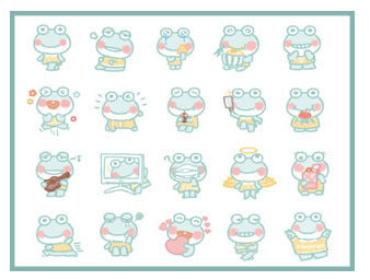 Cute Handbook Stickers Photo Album Diary Decoration Stationery