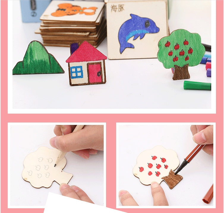 Children's Painting Template Drawing Tools Set Little Artist Craft