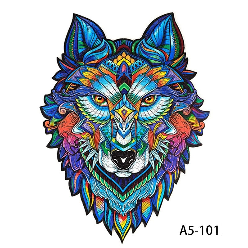 Educational Puzzle Fox Wooden Jigsaw