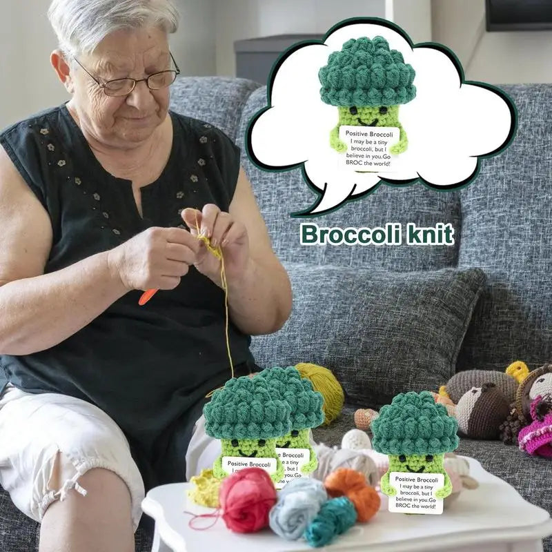 Handmade Craft Crochet Broccoli Threads for Kids