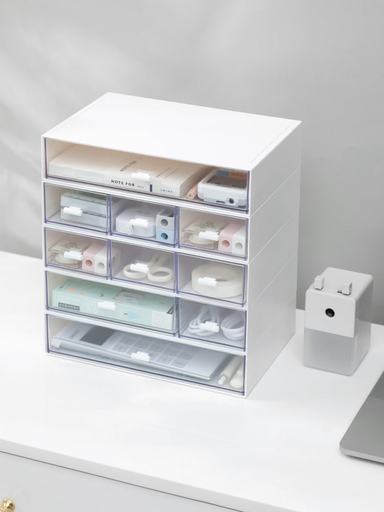 Drawer type stationery office storage box order