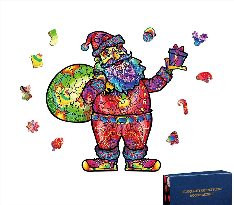 Educational Halloween Christmas Owl Alien Wooden Jigsaw Puzzle