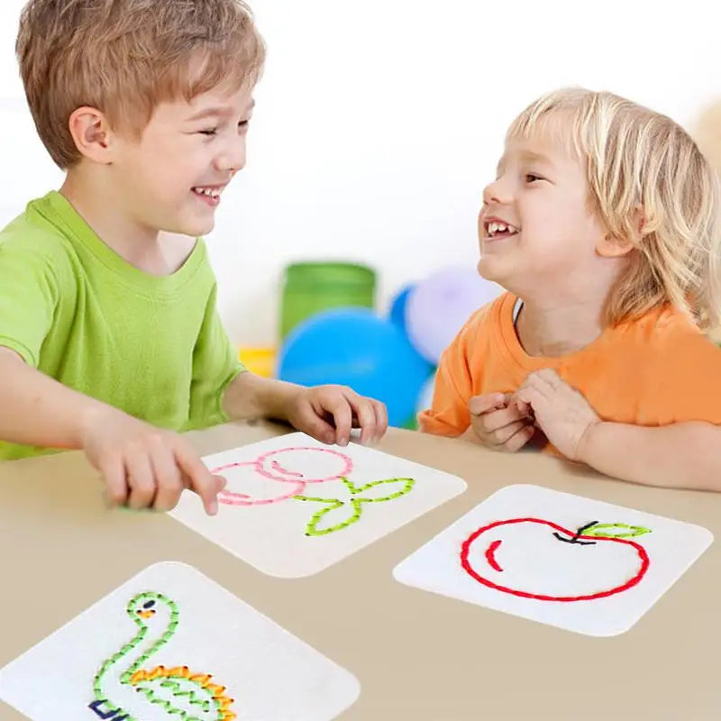 Kids Sewing Set Craft Threads