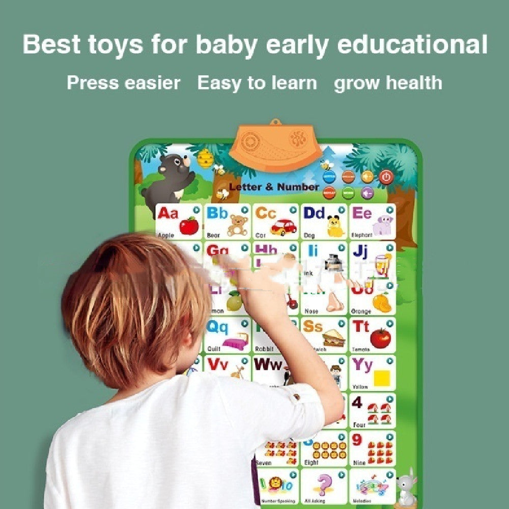 Home Fashion Early Education Electronic Wall Chart Stationery Displays