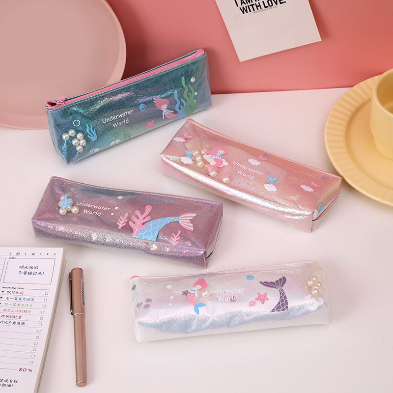 New Popular Japanese Student Large Capacity Pencil Case Stationery in order