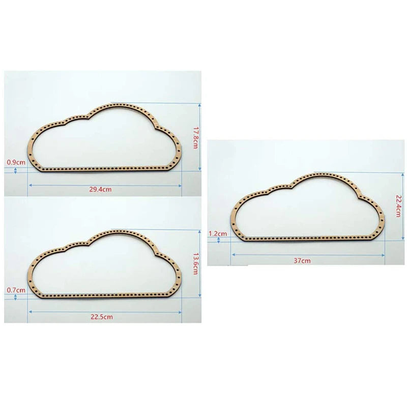 3Pcs/Set Wooden Knitting Loom Craft Magic Threads