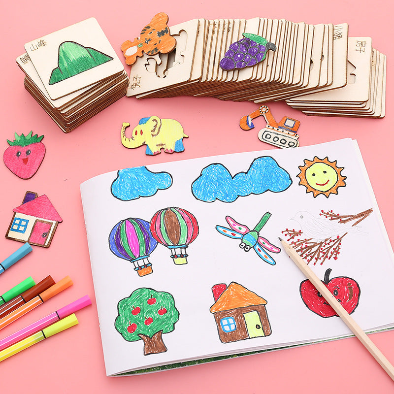 Children's Painting Template Drawing Tools Set Little Artist Craft