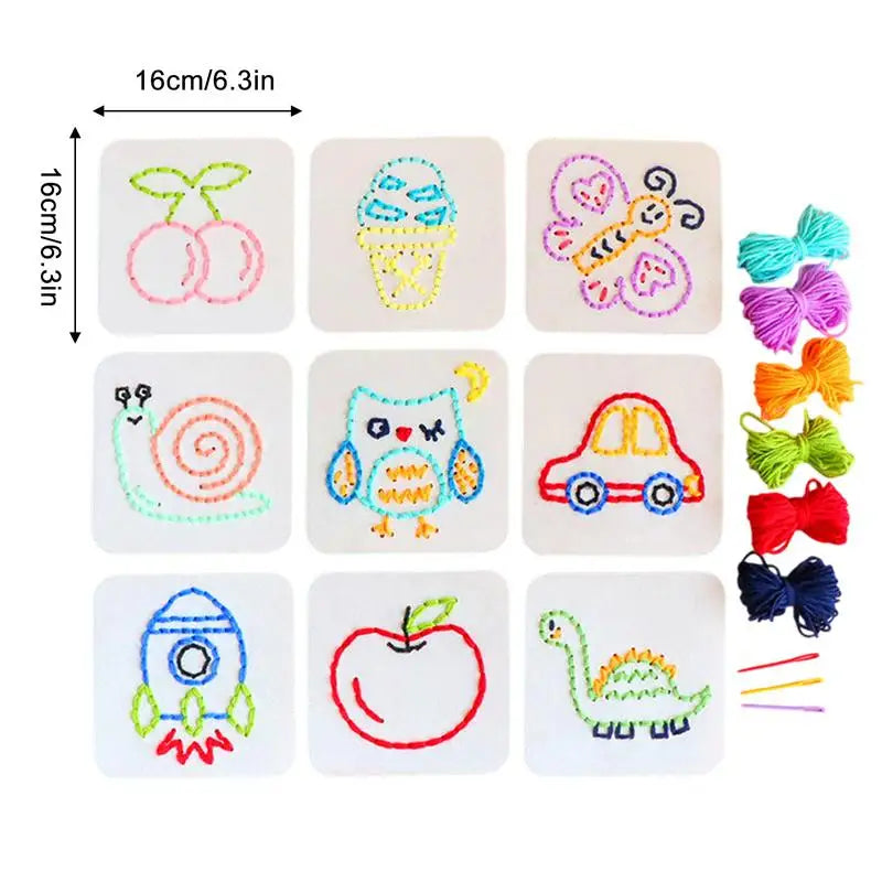 Kids Sewing Set Craft Threads