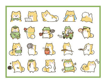 Cute Handbook Stickers Photo Album Diary Decoration Stationery