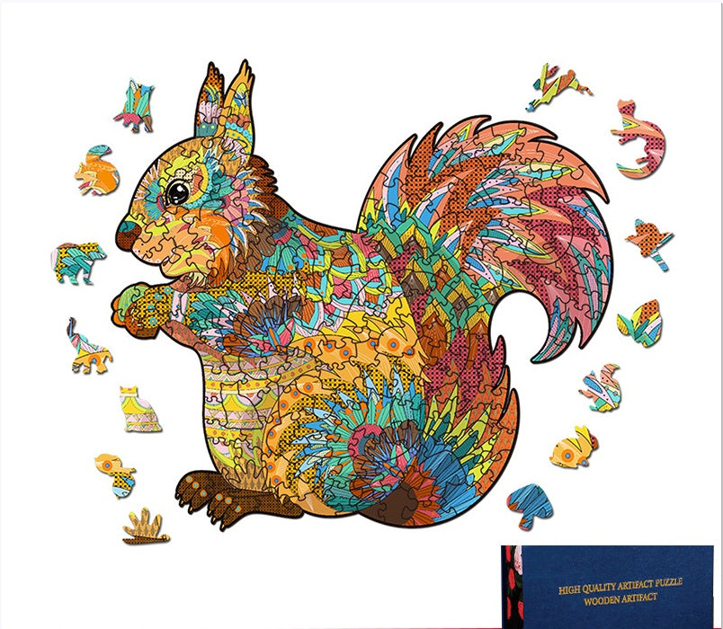 Educational Halloween Christmas Owl Alien Wooden Jigsaw Puzzle