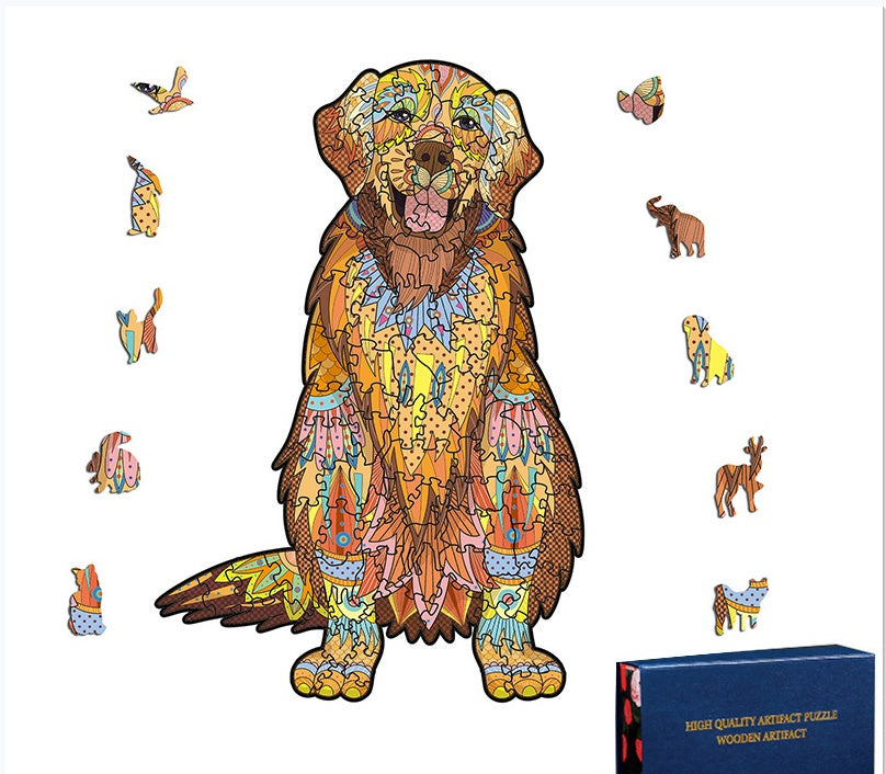 Educational Halloween Christmas Owl Alien Wooden Jigsaw Puzzle