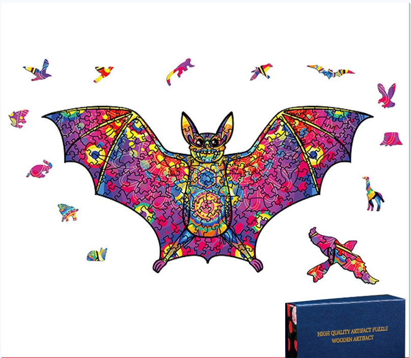 Educational Halloween Christmas Owl Alien Wooden Jigsaw Puzzle